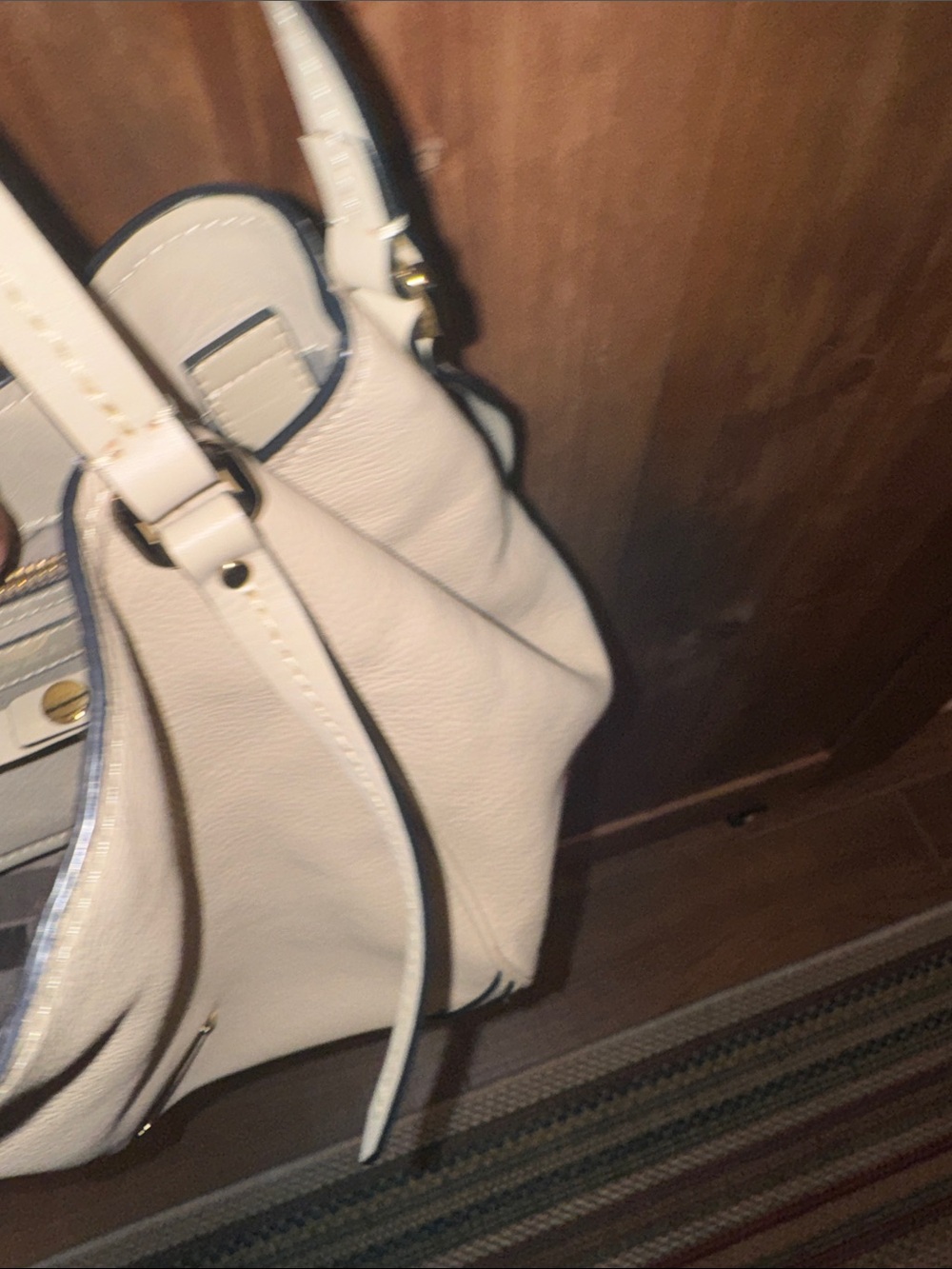 Burberry Cream Leather Hobo Bag with Tassel and Burberry Wallet Bundle - Picture 6 of 16
